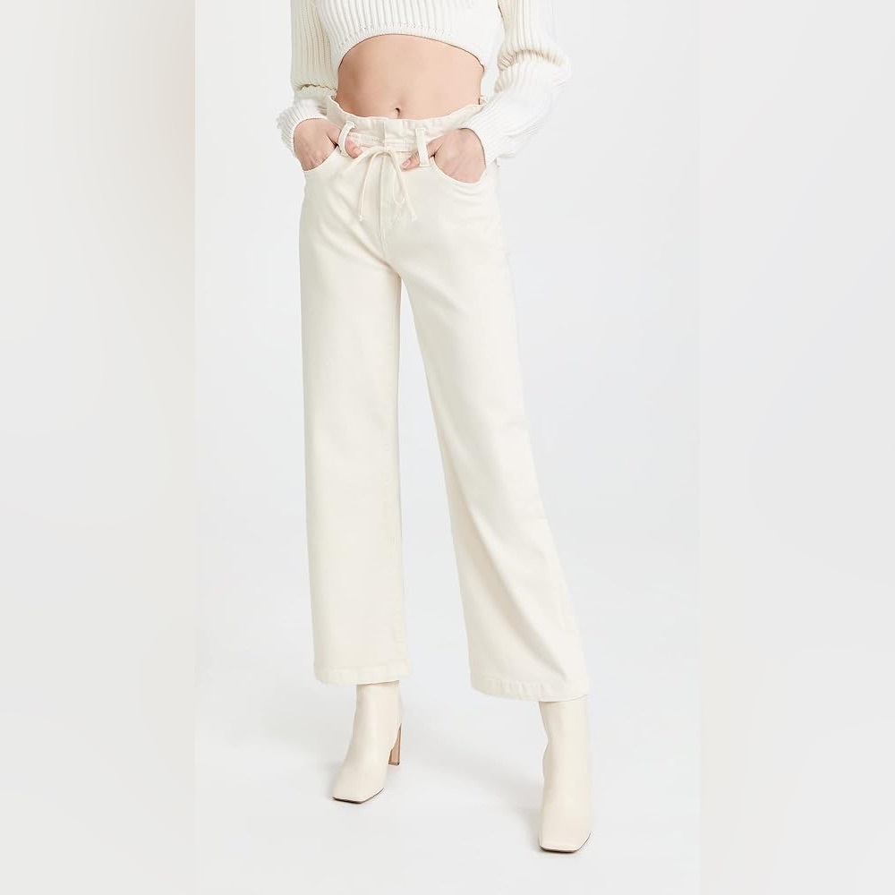PAIGE Carly Jeans with Waistband Tie